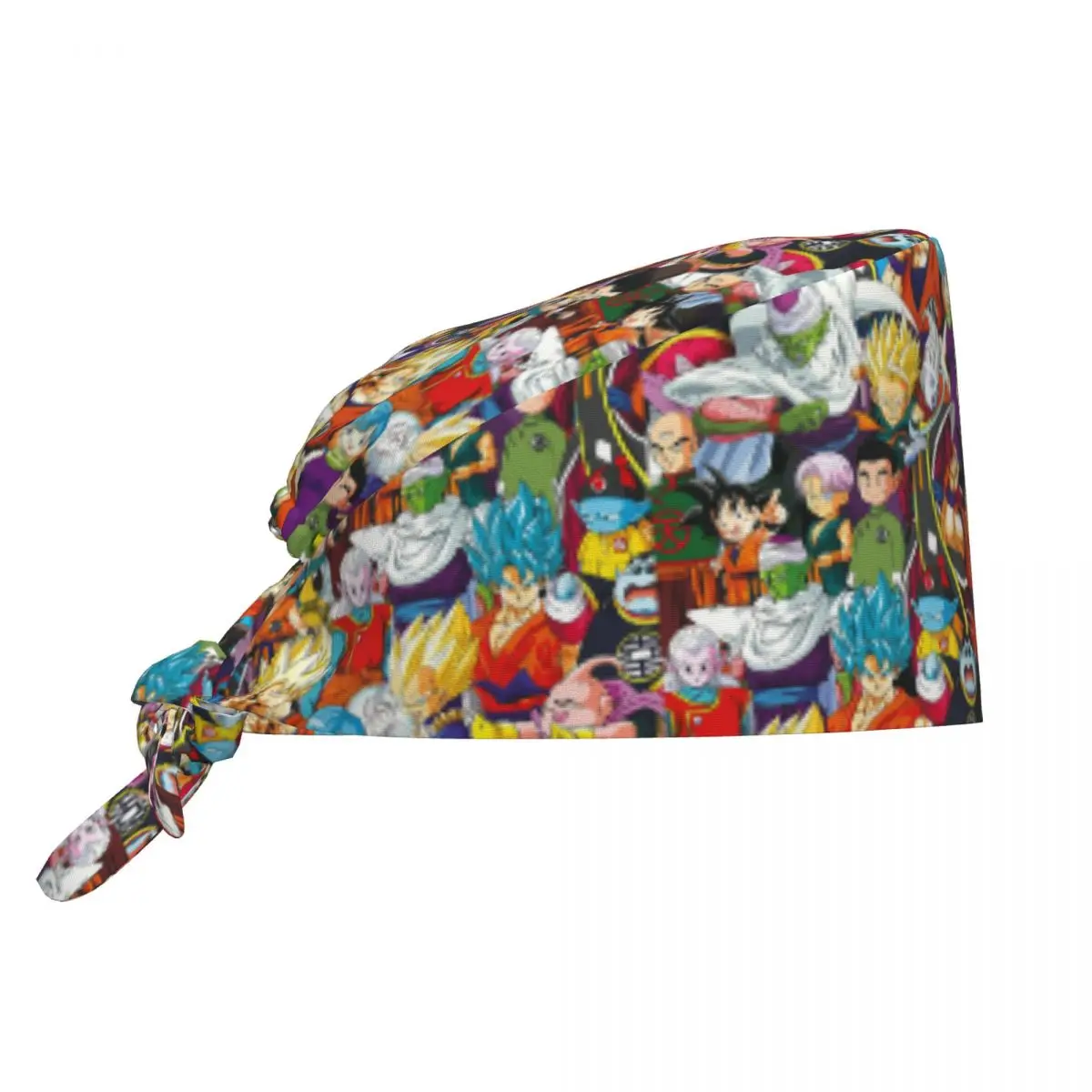 

Гоку Коллаж Скраб Шляпа Винтаж Жемчуг Дракона Японского Аниме Уход за Медсестрой Хирургическая Кепка Здравоохранение Уходные Рабочие Шапки Кепка