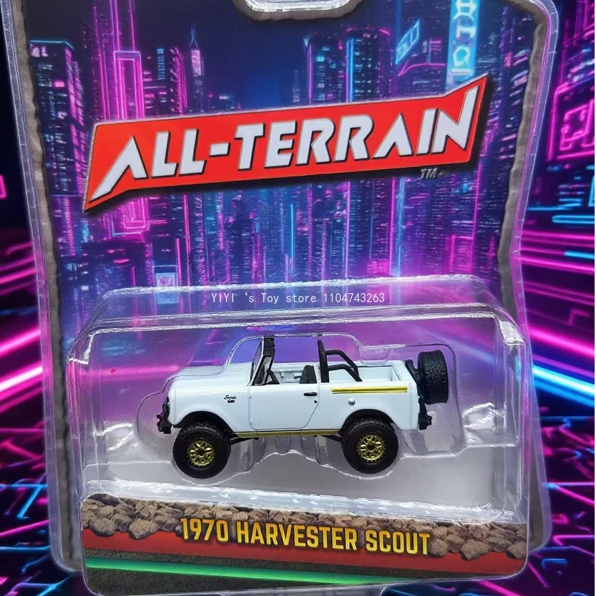 

Green Light 1:64 All-Terrain Series 15-1970 Harvester Scout High-end Decorative Items, Car Children's Toys 30