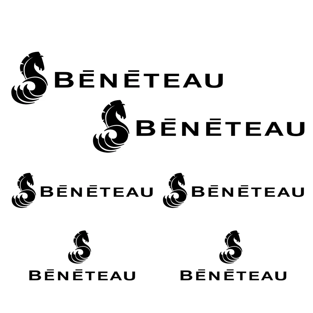 6pcs for Beneteau boat Stickers Decal Boat Decal Yacht Marine Vinyl