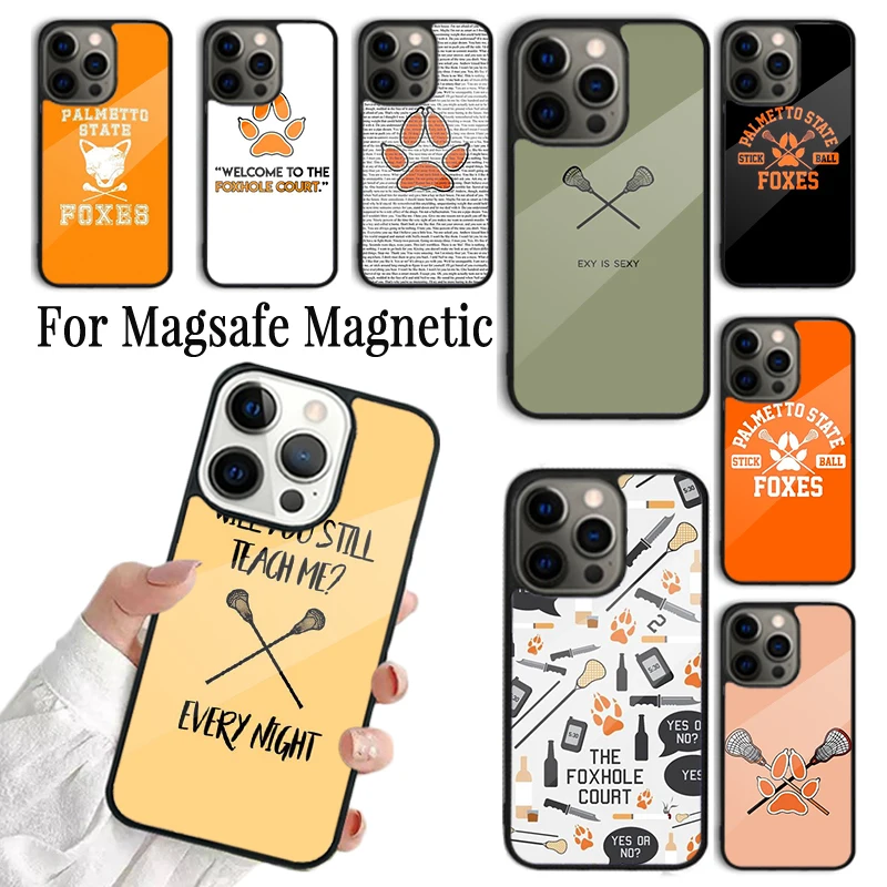 Phone Case For iPhone 16 15 14 13 12 11 Pro Max Plus Magsafe Magnetic Wireless Cover Andreil All for Palmetto State Foxes