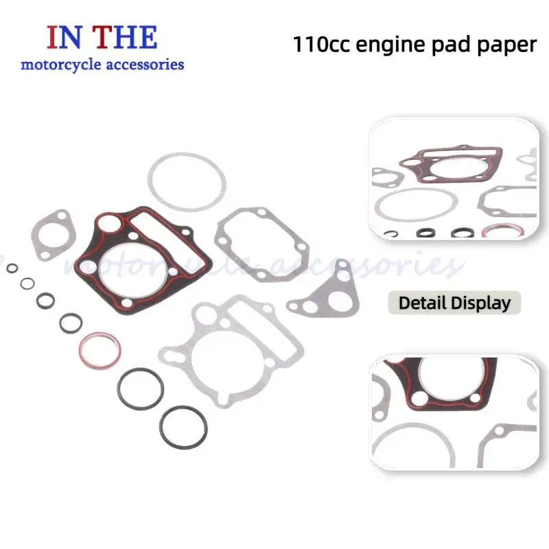 Newly Launched 110cc Horizontal Engine Gasket Set Cylinder Piston Gaskets for Zongshen Kayo Dirt Pit Bikes & ATVs - Hot Sale