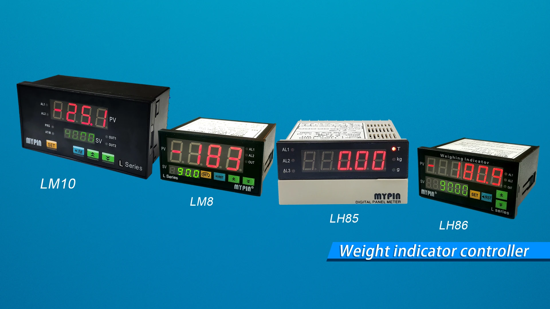 (LH86-RRRD) 6 controller di pesatura a LED con display digitale, bilance digitali da 100 kg, bilance per bagagli
