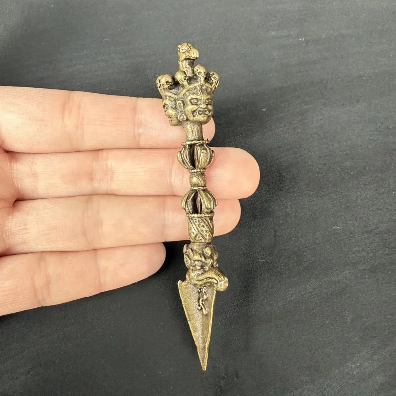 Various-style brass, horse-headed Minhwang vajras, Tibetan collectibles, decorative items