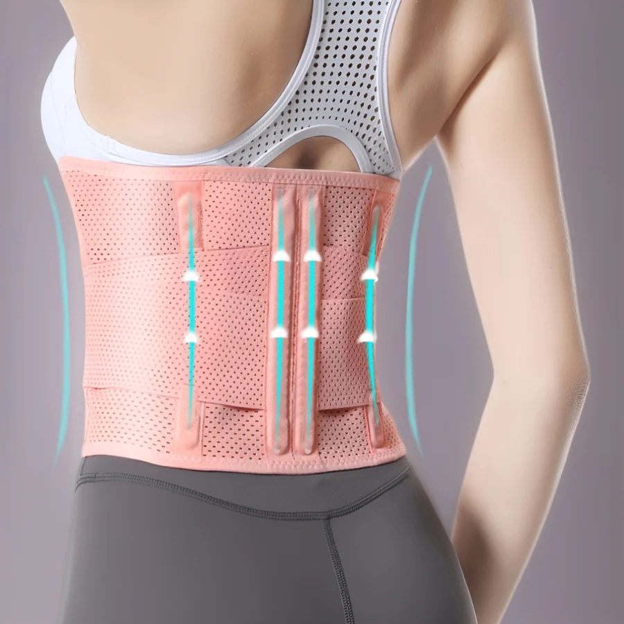 

Lumbar Support Belt Lower Back Pain Relief,Ergonomic Design,Breathable Anti-skid for Herniated Disc,Sciatica Herniated Disc