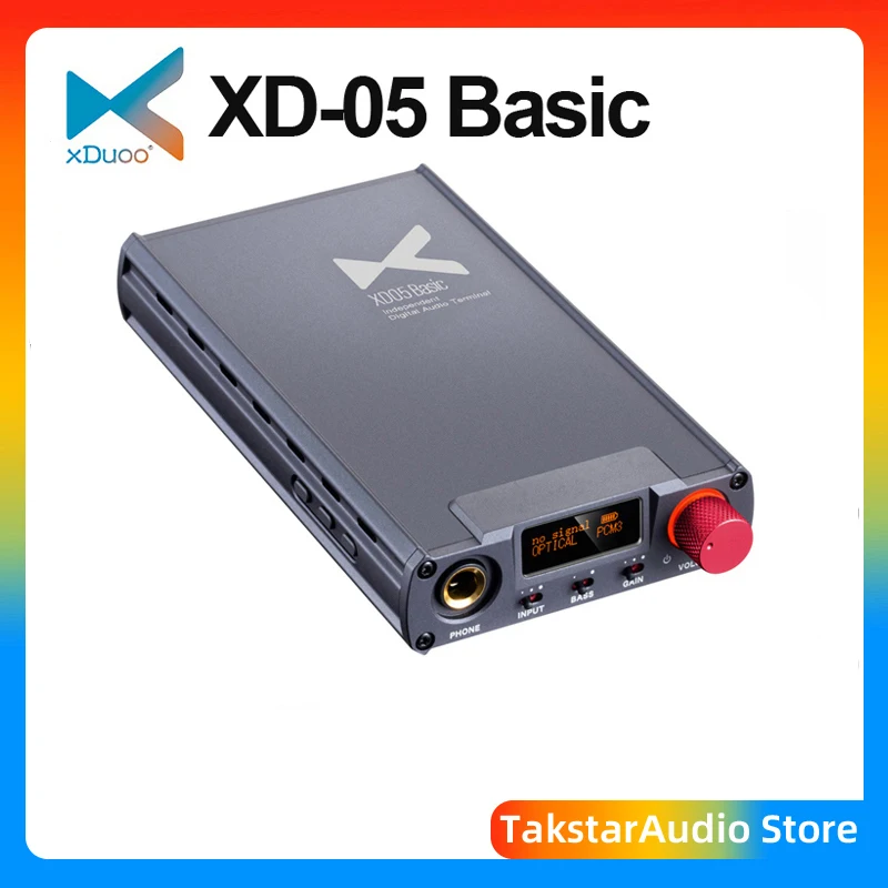 XDUOO XD-05Базовый портативный ЦАП и усилитель для наушников XD05 Basic ESS9018K2M 32 бит/384 кГц DSD256 DXD384 XU208 Максимальный выход 500 МВт