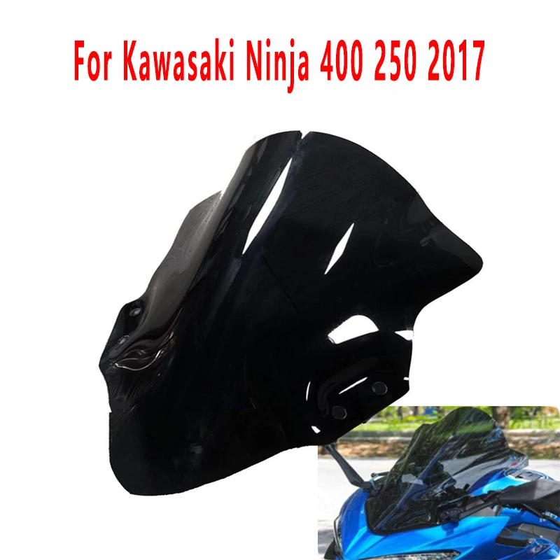 Motobike accessories  Windshield Windscreen For KAWASAKI Ninja 250SL 2014 2015 2016 2017 Ninja RR Mono Motorcycle Windproof ABS