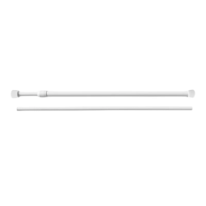 Short Adjustable Shower Rod 17 to 42Inch Tension Rods Suitable for Curtains Window and Doorways Homes Essential N84C