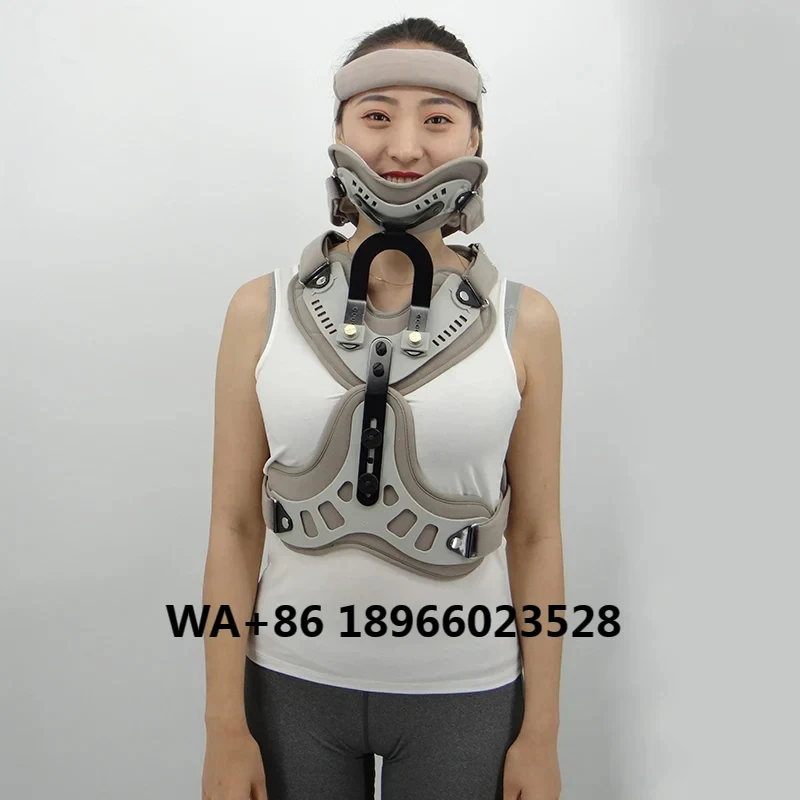 Therapy orthopedic Medical head neck chest spine tractor traction brace Cervical Thoracic support