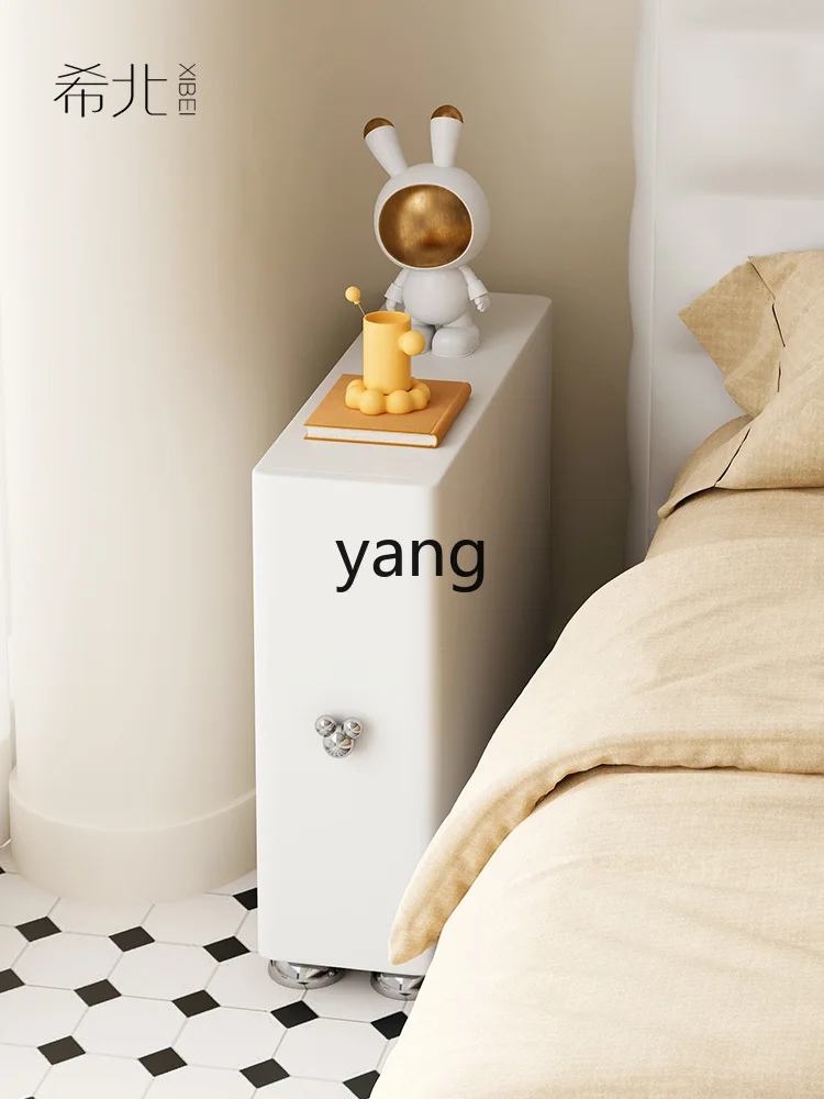 Yjq Bedside Table Bedroom Cream Style Artistic Cute Modern Children Mini Solid Wood Cabinet