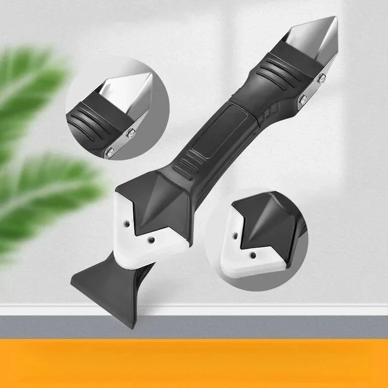 Espátula de silicona para remover pegamento, rellenar grietas, juntas, aglomerados y otros materiales, juego de espátulas multifuncional para uso doméstico.