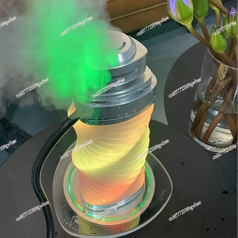 High-end LED colorful single tube atomizer