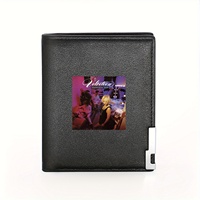 Velveteen Transvision Vamp Album Cover Art Business Mens Casual Elegant Simple Practical Quality Wallet Stylish Printing Graphic