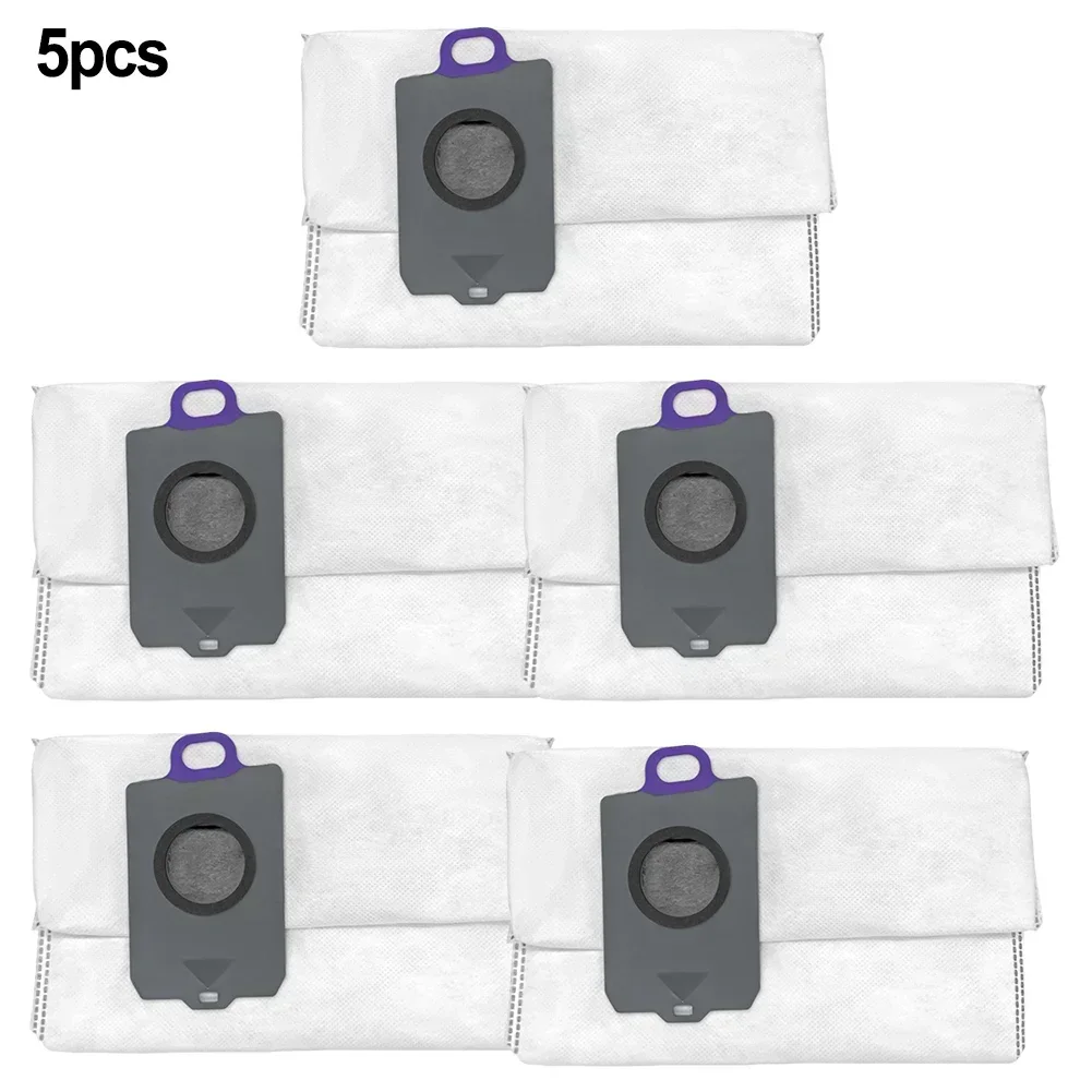 5pcs Dust Bag Non-Woven Fabric For 001 Robot Vacuum Cleaner Accessories 240X150X90 Mm Replaceable Spare Parts