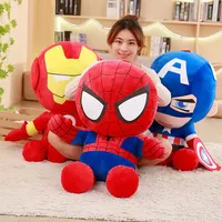 35cm Marvel Spiderman Plush Toy Soft Stuffed Cartoon Stuffed Doll Large Plush Boy Cloth Doll Pillow Children Christmas Gift Toy