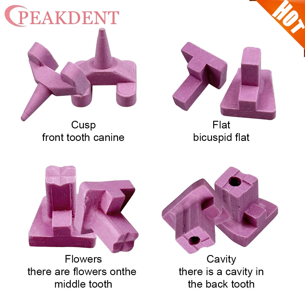 

Dental Ceramic Firing Pink Pegs Crowns and Bridges In Porcelain Furnace Dental Supplies 4 Types Single Porcelain Crown Oven Tray