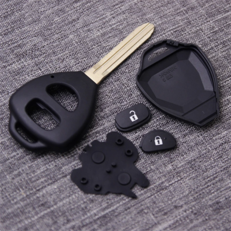 OEM Replacement Case 2Button Transponder Remote Key Shell For Toyota Corolla Avalon Hilux Rav4 Prado Yaris