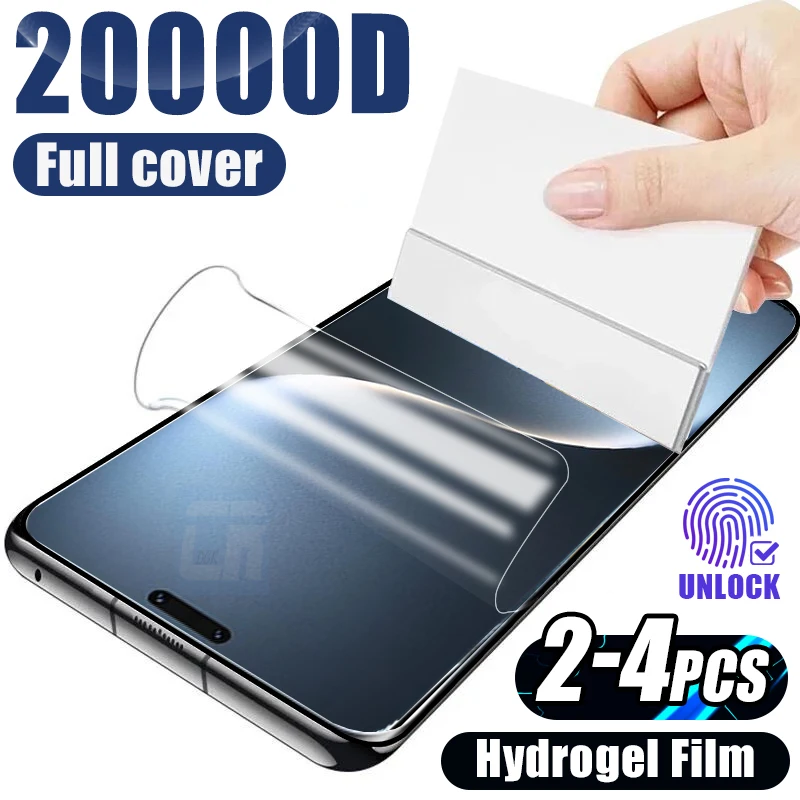 2/3/4Piece Silicone Hydrogel Film For Honor Magic 7 6 5 Pro Ultimate Full Curved Screen Protector For Magic 6 5 Lite Not Glass