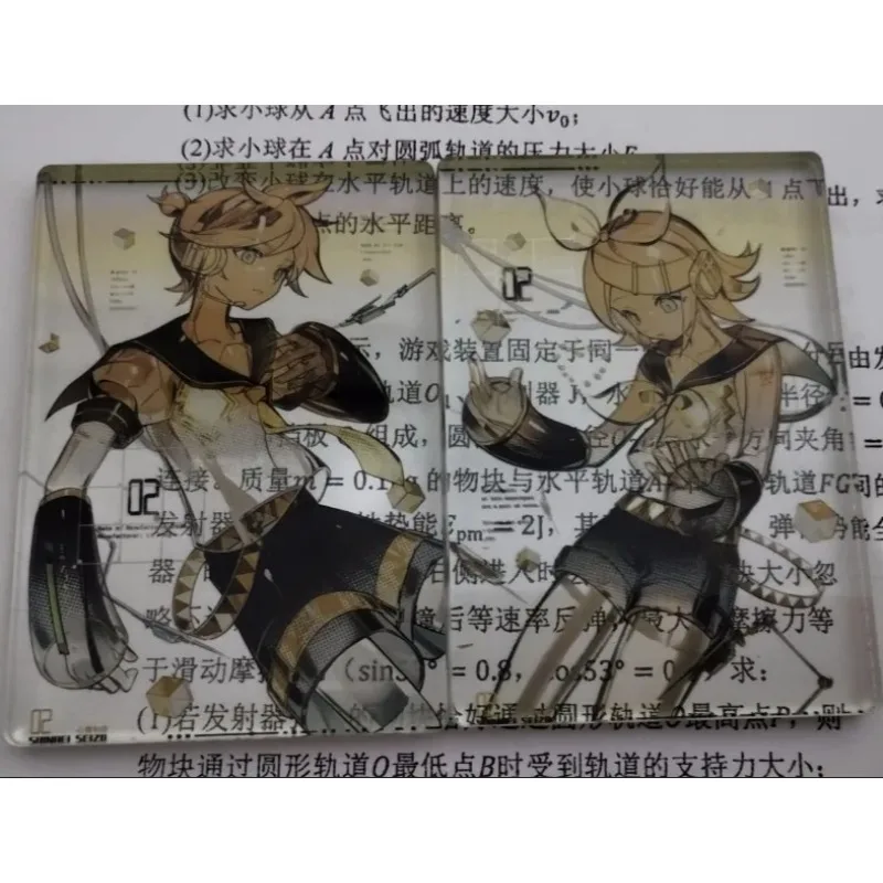 Kagamine Rin/Len Acryl-Ziegel-Projekt DIVA Anime-Peripherie, modische, exquisite Kreativität, kleine Acryl-Geschenke – Detail 5