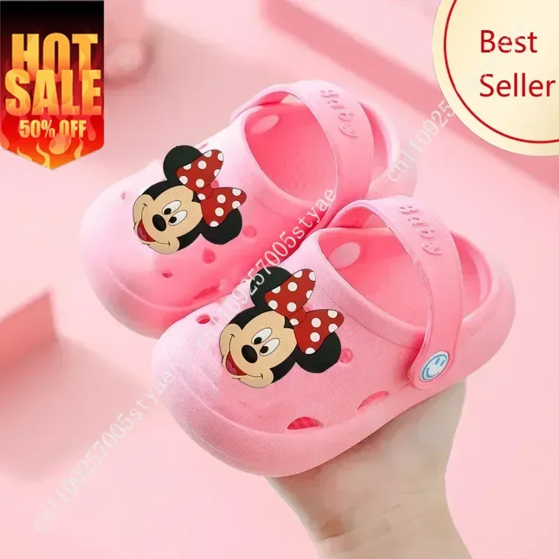 

Mickey Minnie Mouse Home Shoes Disney Cartoon Sneakers Cute Sandals Anti Slip Soft Party Holiday Decorations Gift Footwear