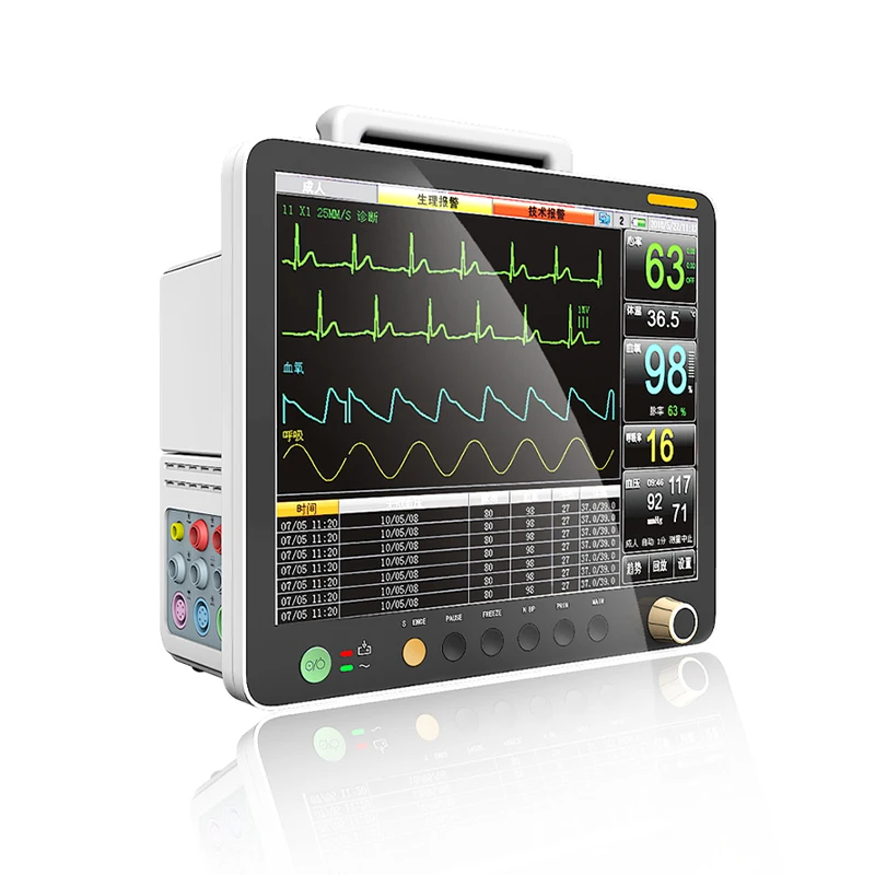 High Quality 12/12.1/15 Inch Portable Animal Use Vet Multi-parameter Patient Monitor Etco2 Veterinary Monitor