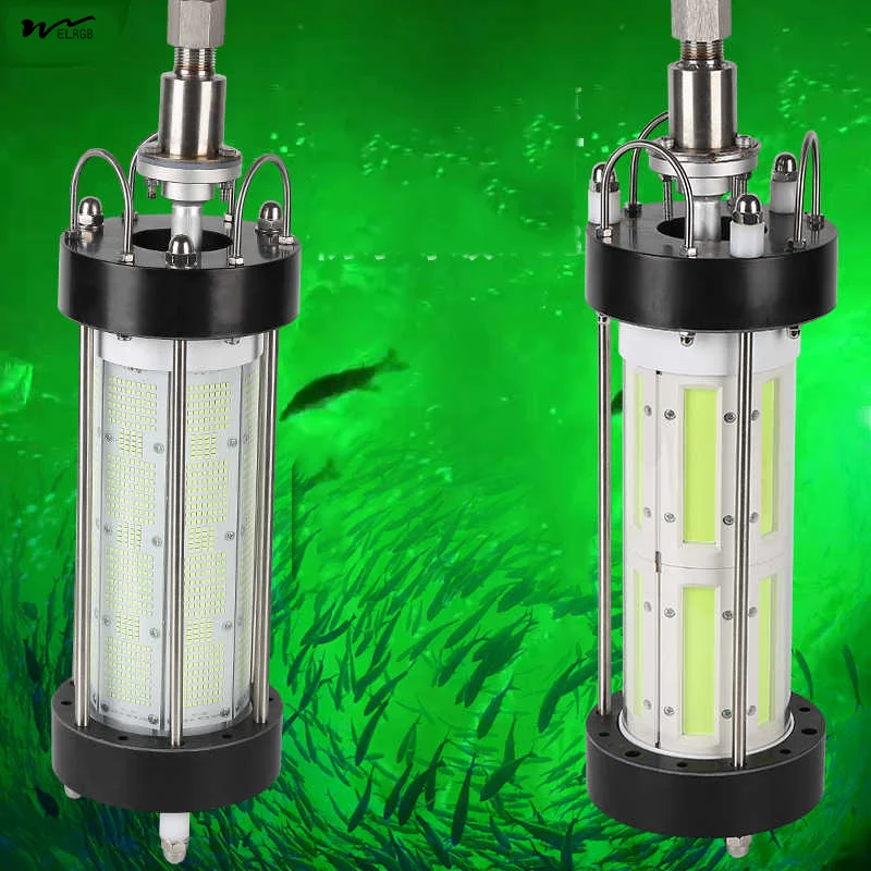 Underwater Fish Lure Lamp Gathering Fish And Fish Lure Lamp 220V High-power Sea Fishing Raft Night Fishing Boat