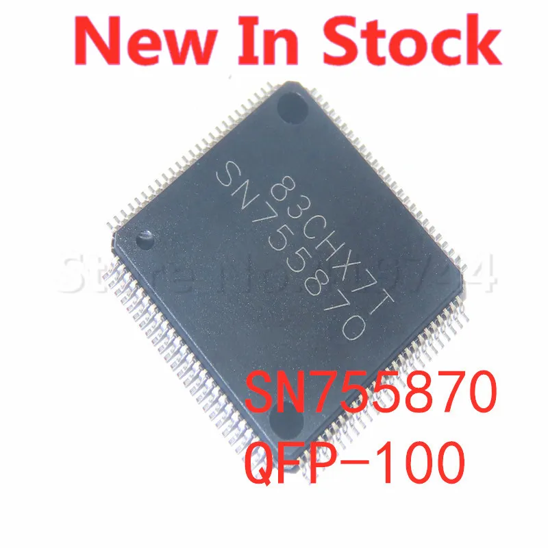 2PCS/LOT SN755870 QFP-100 SMD LCD plasma buffer board chip New In Stock GOOD Quality