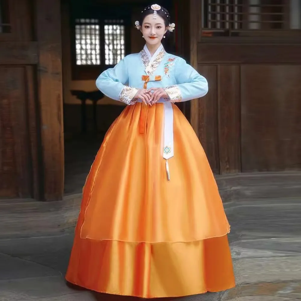 Ethnic Style Korean Princess Dress Hanbok Women's Palace Wedding Dance Performance Costume