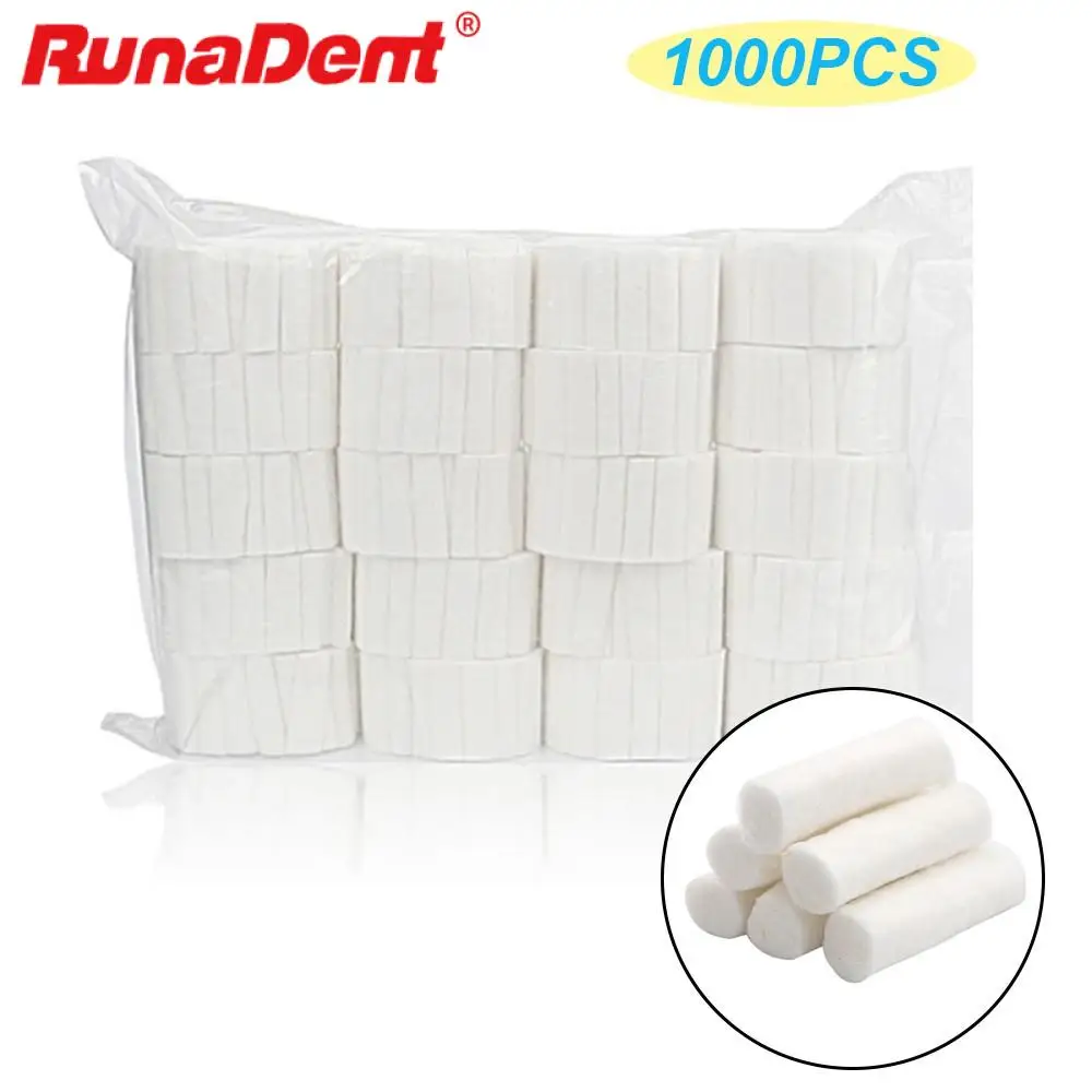 1000Pcs/pack Disposable Surgical Cotton Rolls High-Purity Cotton Roll Dental Tooth Medical Teeth Whitening Dentist Supplies