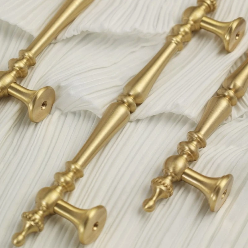 Antike Messing-Schrankgriffe in Kronenform, Bronze-Möbelbeschläge, Schlafzimmer-Kleiderschrank-Türgriffe, Schuhkarton- und Küchenschubladenknöpfe – Detail 4