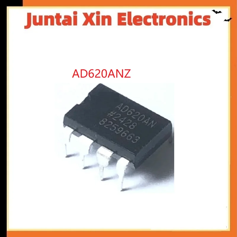 10PCS/LOT  AD620ANZ AD620AN AD620 DIP8