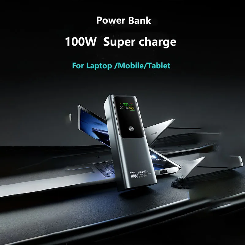 Super fast charge 20000 mah portable power bank  for laptop, mobile, tablet fast charge long endurance carry on plane