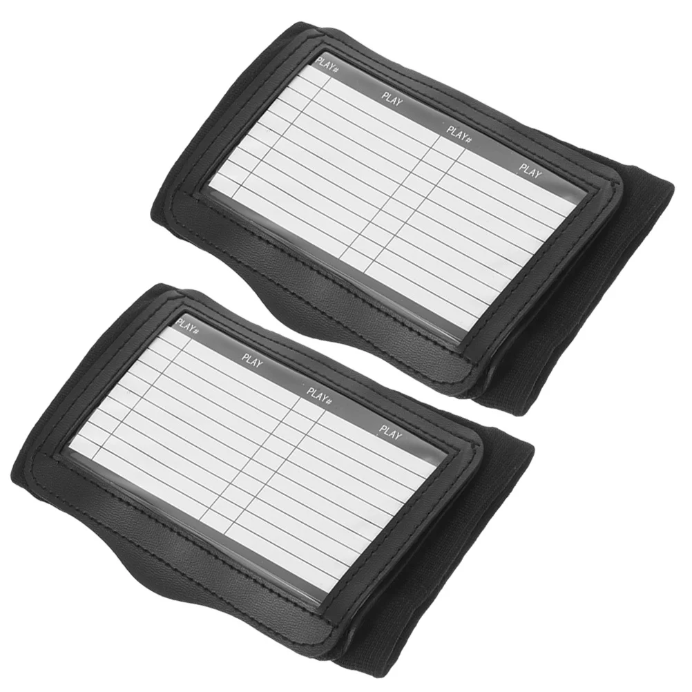 

2pcs Tactical Wristband Football Baseball Softball Holder Durable Polyester Training Wrap For Youth Tackle Strategy