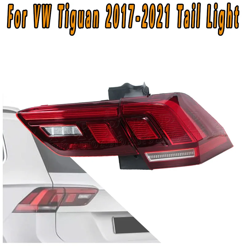 

Used For Volkswagen 2017-2021 Tiguan L Rear Tail Light Assembly Brake Lights Reverse Lights Turn Signals Warning Lights