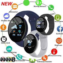 D18 Smart Watch Men Waterproof Smartwatch Women Kids Blood Pressure Monitor Fitness Tracker Watch Macaron Sport Bracelet Watches