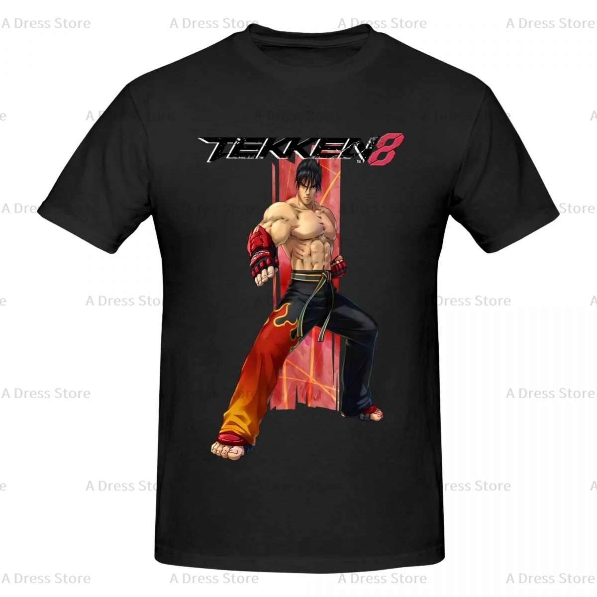 Fighting New Game Tekken Men's round neck T-shirt,Oversized print Tee Shirt,Casual Large Size Tshirt