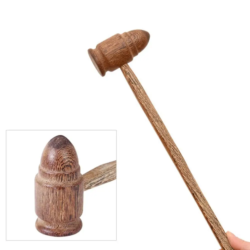 Wing Wood Wooden Massager Stick Gourd Shape Meridian Clap Board Back Massage Hammer Knock Back Neck Waist