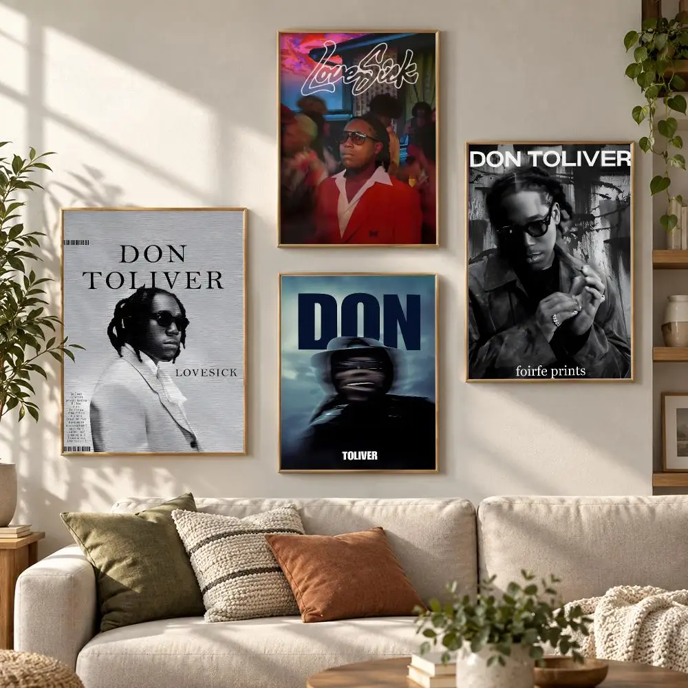 Rapper Singer D-Don Toliver Poster HD Waterproof Aesthetic Wall For Home Decor Trendy Durable Easy To Apply Art