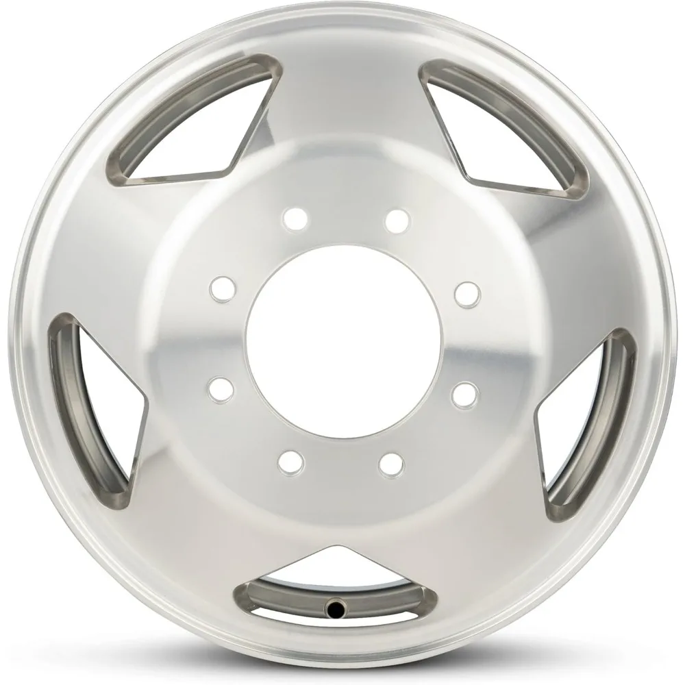 

For 1999-2004 Ford F350 16 Inch Machined with Clear Coat Silver Rim - OE Direct Replacement - Road Ready Truck Wheel