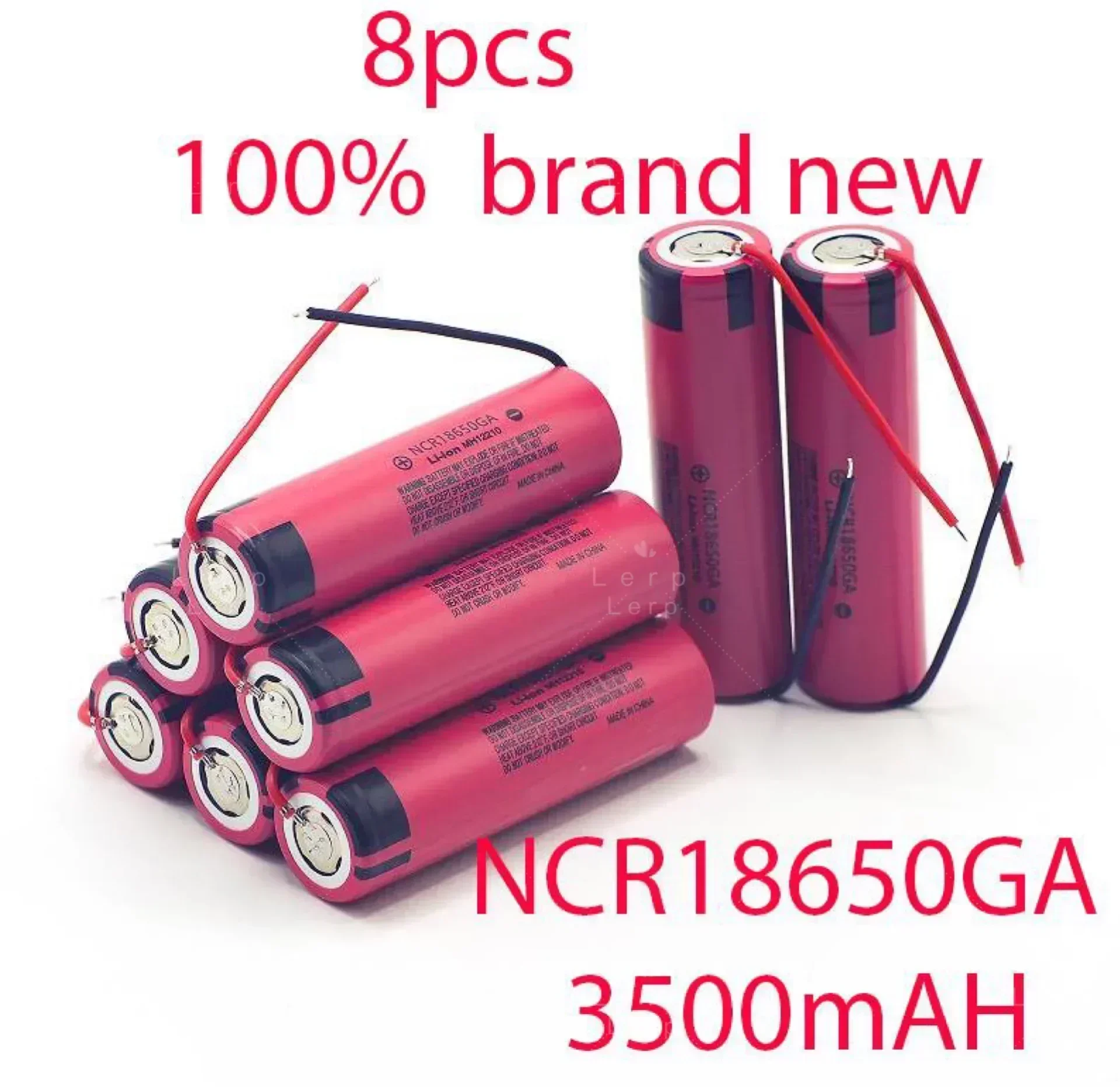 Original 18650 3.7V 3500mAh Lithium-Ion Rechargeable Battery with DIY Cable Included