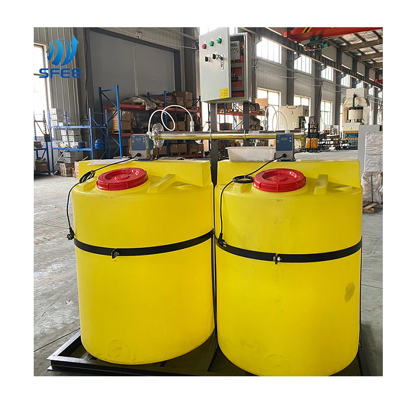 China Manufacturer New Effluent Plant Plastic automatic chlorine dosing  With Pump for Sewage Treatment