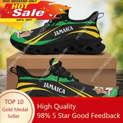 Jamaica Flag Shoes For Men 2023 Blade Running Casual Sneaker Breathable Footwear Custom Design Trainer Male Zapatos Para Hombres