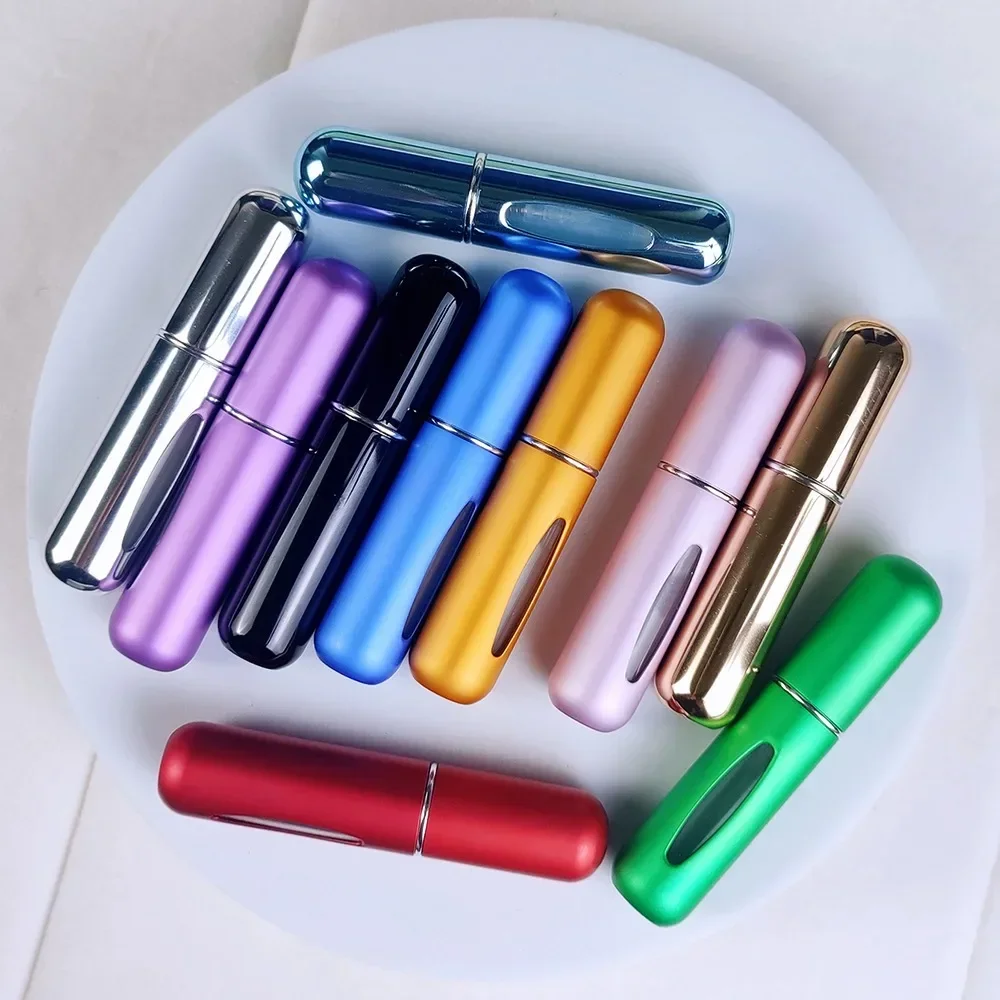 10/20PCS 5ml Portable Mini Refillable Perfume Bottle Spray Scent Pump Empty Cosmetic Container Atomizer Bottle for Travel