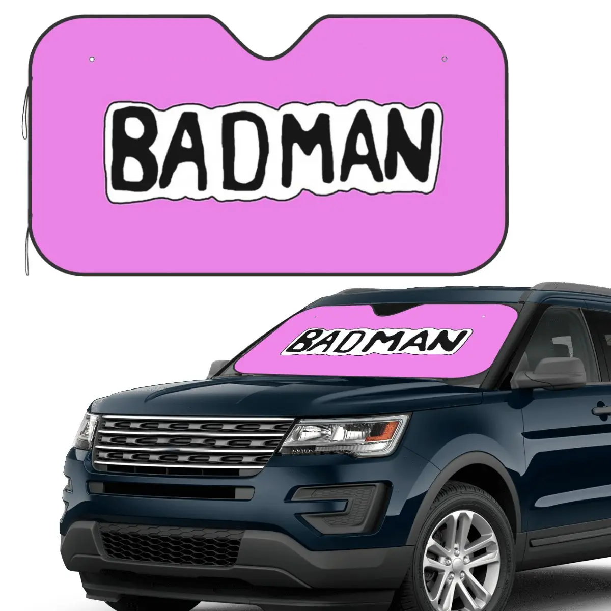 

BADMAN Dbz Vegeta Shirt Drip Sunshade Windscreen Car Front Windshield Window Sun Visor Accessories Covers