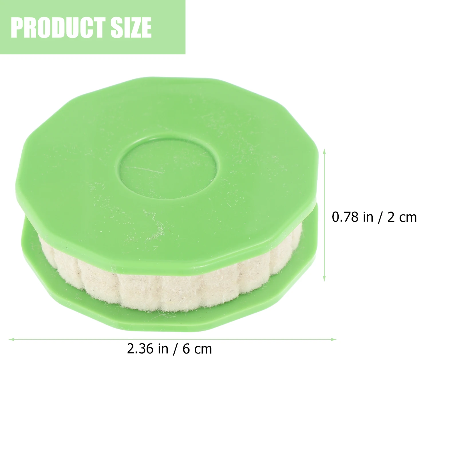 

2 Pcs Bike Roller Type Fuel Refueler Chains Lubricator Tool Oil Injector Light Green Plastic