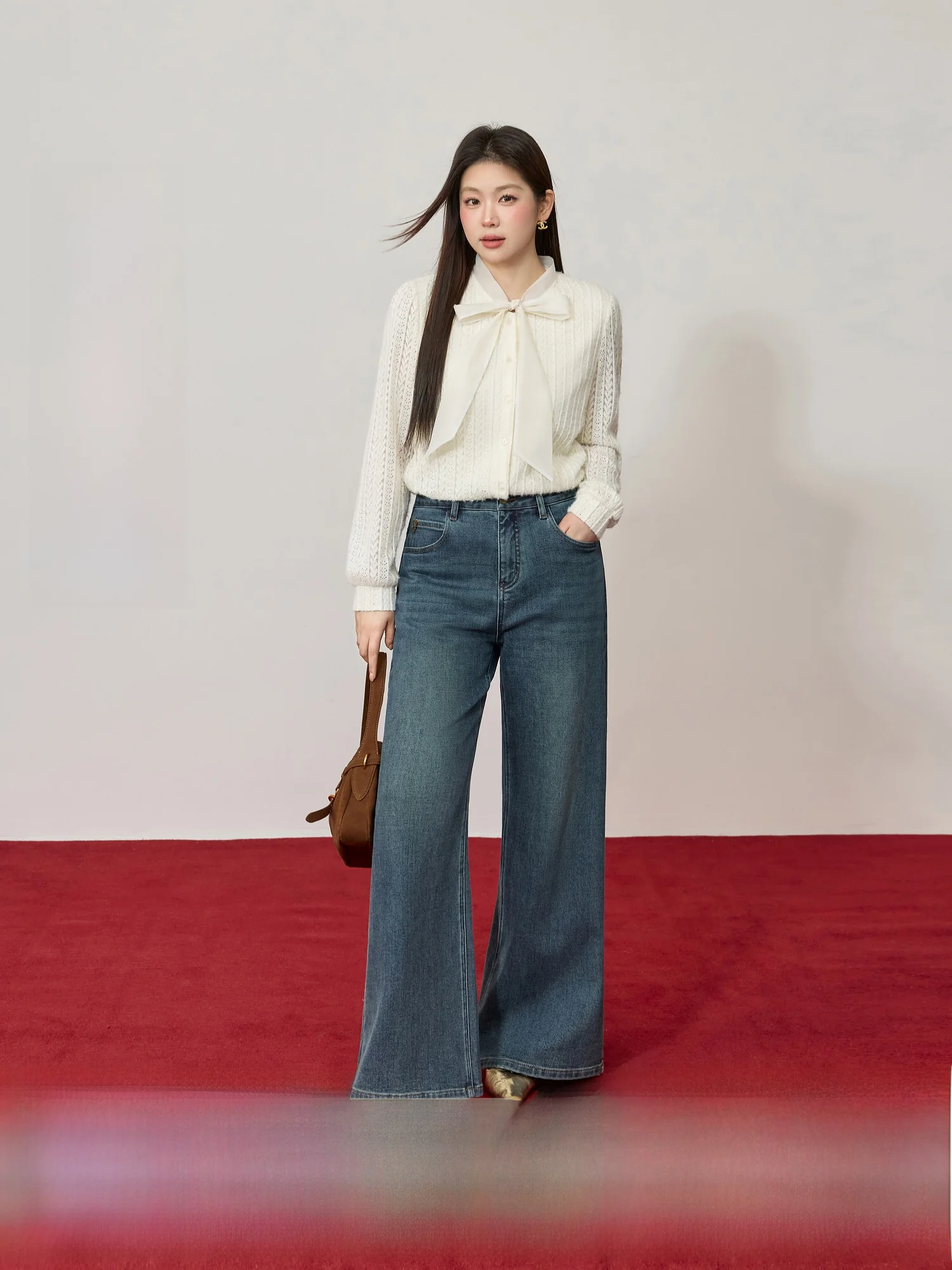 

Ele Thiened Lace Tie Dye Base irt Winter New Sle Warm Inner Wear Top for plus Size Women Blue Language