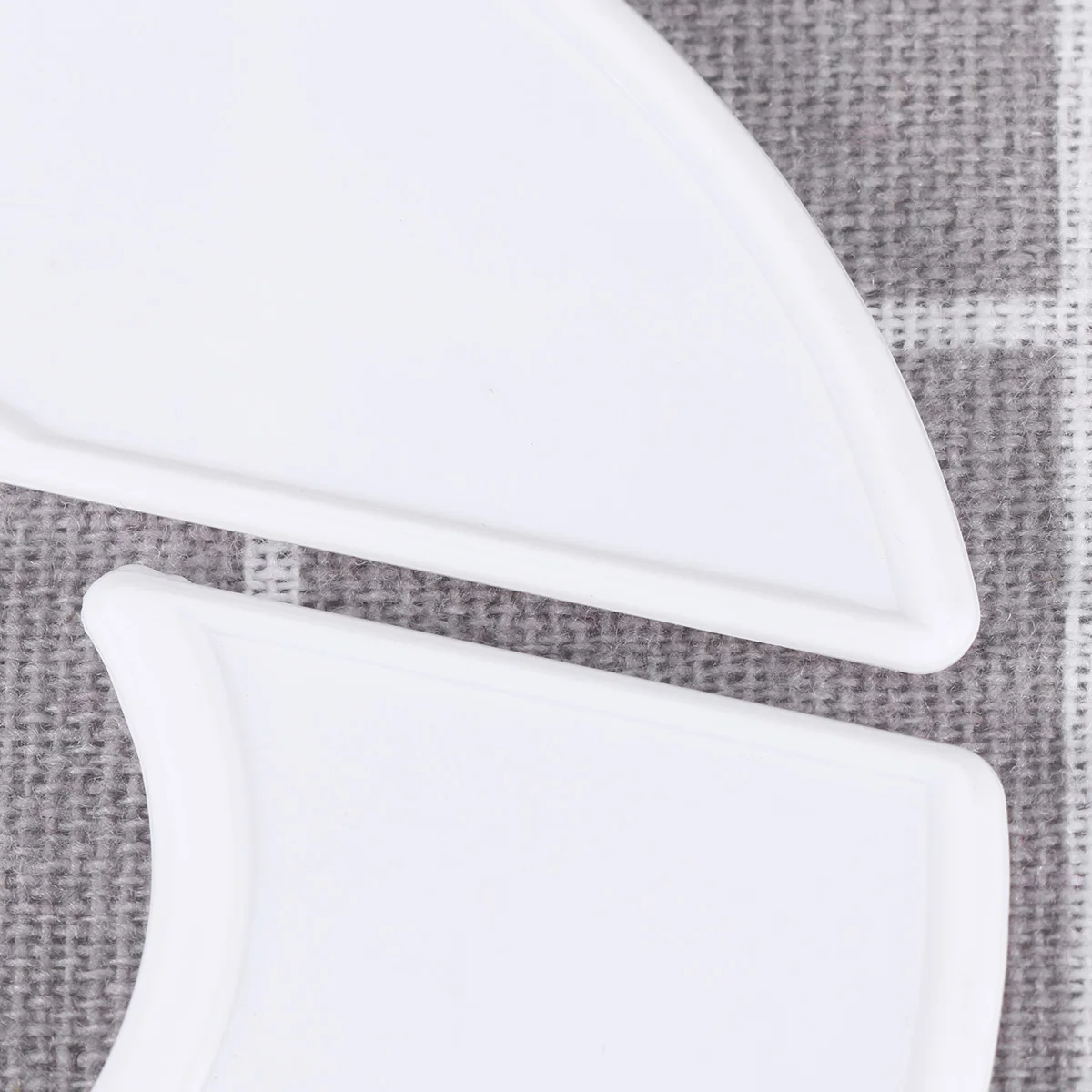 

10 Pcs Coat Hanger Size Plate White Hangers Clothes Divider for Clothing Buckles