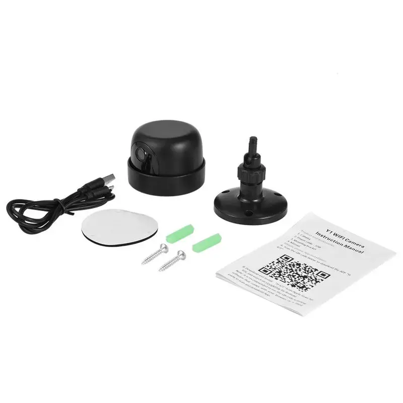 Telecamera WiFi Baby Monitor 1080P Mini telecamera di sicurezza per interni AI Tracking Audio Video HD Night Vision Camera