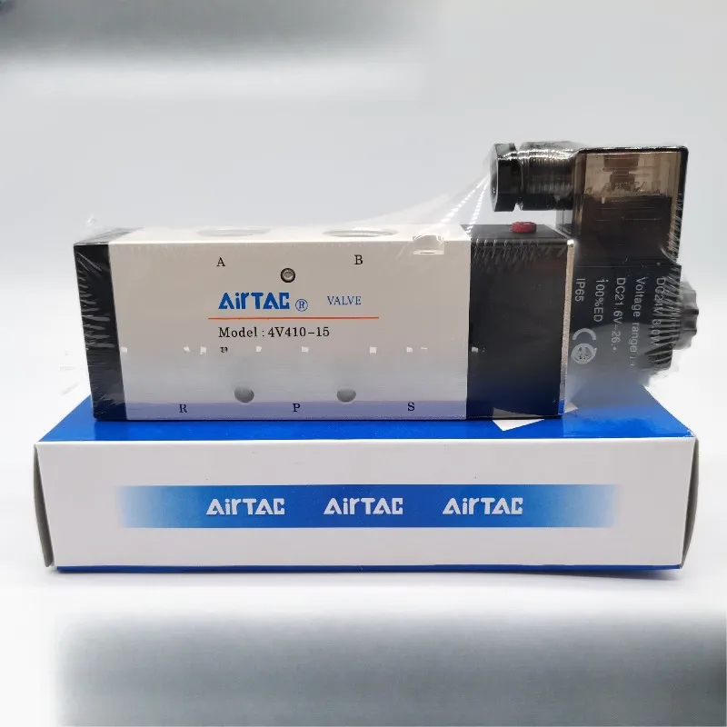 Parts are suitable for AirTAC AirTAC solenoid valve 4V410-15A 4V410-15B two-position five-way original and genuine