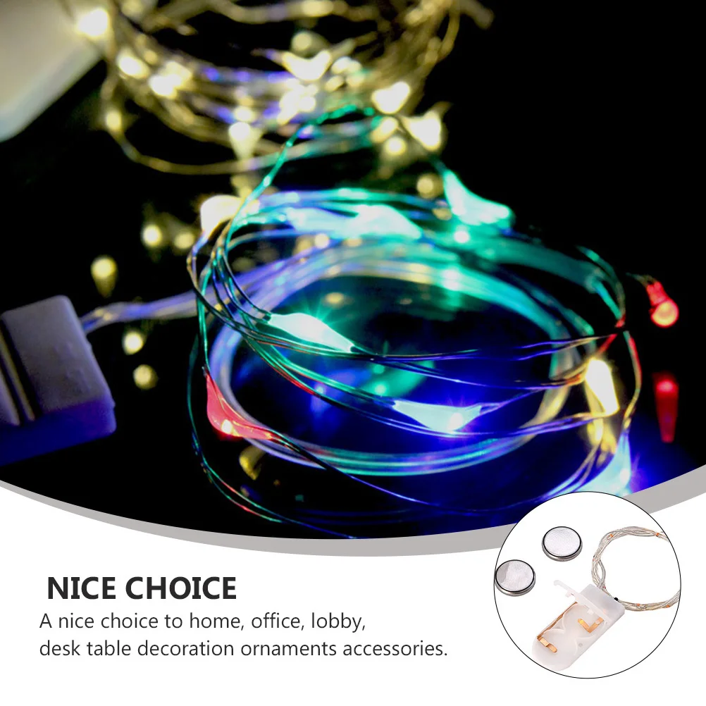 

1Pcs LED String Lights Colorful 1 Meter Christmas Bouquet Decoration Party Festival Bedroom Garden Patio Lamp Garden Lights
