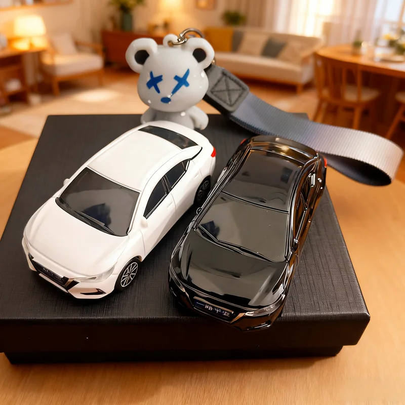 

Personalized Creative for Nissan Sylphy Car Model Key Case for Qashqai J11 J10 X Trail T32 Remote Car Key Cover Fob Keychain Bag